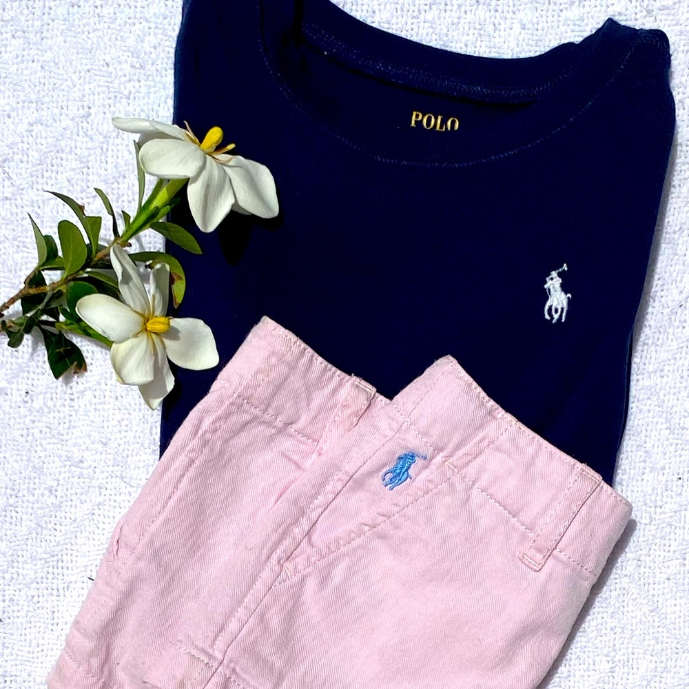 Preppy Play Girls Polo Set